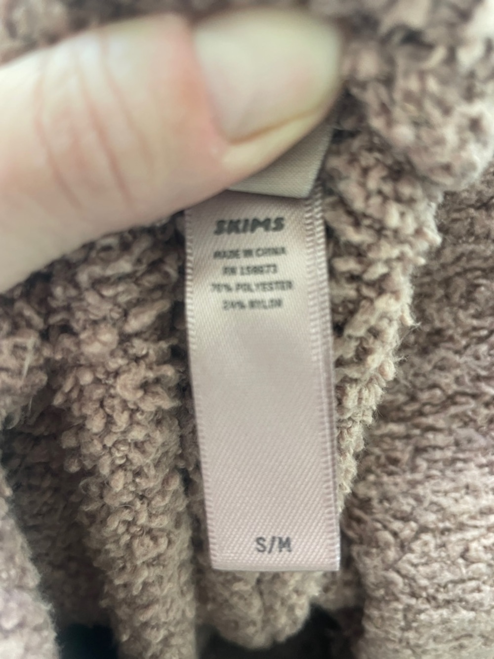 SKIMS Cozy Knit Wide Leg Pant Small/Medium in Rose Clay - Picture 6 of 6